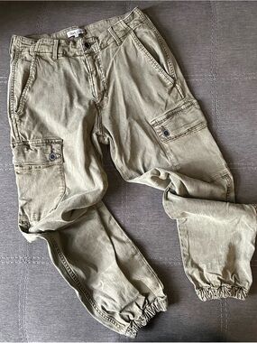 EUC Dear John Olive Cargo Jogger Pants - 26